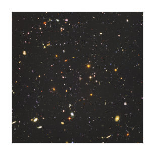 Impressão Em Tela Vista de Campo Ultra Profundo do Hubble de 10.000 