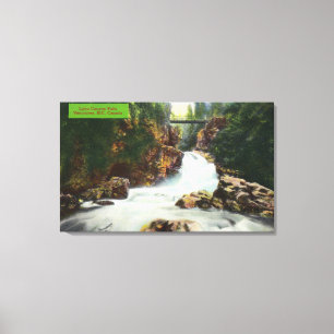 Impressão Em Tela Vista de Canyon Falls do Lynn