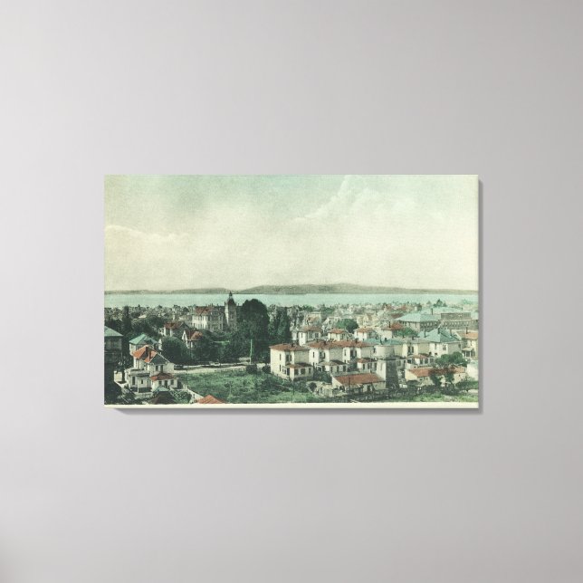 Impressão Em Tela Vista de Cidade da Câmara de TorreAlameda, CA (Frente)