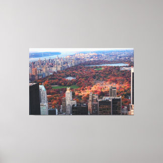 Impressão Em Tela Vista de cima: outono no Central Park 01