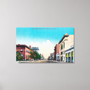 Impressão Em Tela Vista de décimo nono StreetBakersfield, CA
