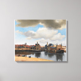 Impressão Em Tela Vista de Delft Vermeer