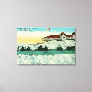 Impressão Em Tela Vista de disjuntores gigantes e da sala de estar