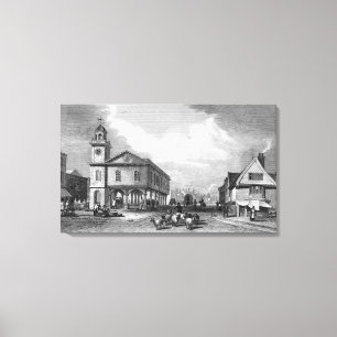Impressão Em Tela Vista de Faversham, Kent, 1832