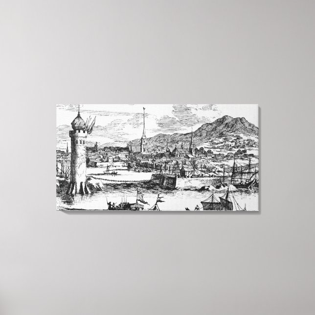 Impressão Em Tela Vista de Havana (Frente)