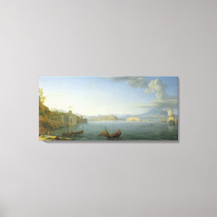 Impressão Em Tela Vista de Nápoles, 1750