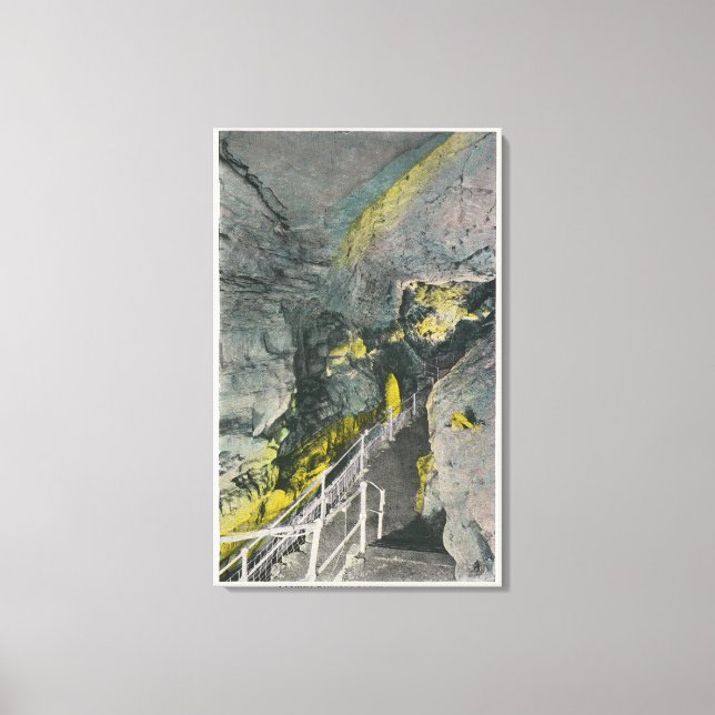 Impressão Em Tela Vista de Pagoda Chinesa no Templo de Titã (Frente)