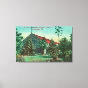 Impressão Em Tela Vista de Parque do Depósito de Arcade da controlad