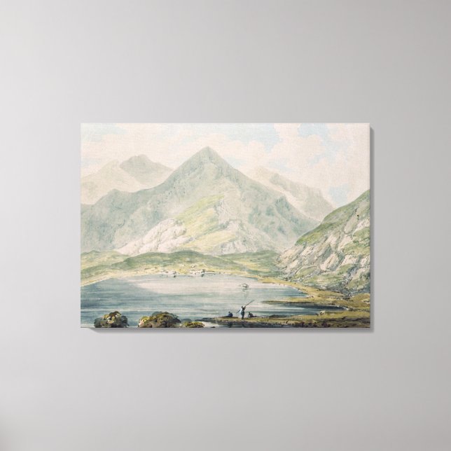 Impressão Em Tela Vista de Snowdon (Frente)