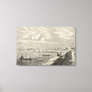 Impressão Em Tela Vista de Tripoli