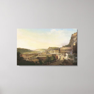 Impressão Em Tela Vista de Viena nas épocas romanas, 1860