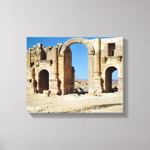 Impressão Em Tela Vista do arco triunfal, ANÚNCIO c.129 construído