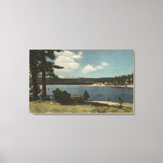 Impressão Em Tela Vista do Baía de Grout a partir do Ponto Dana (Frente)