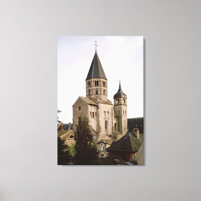 Impressão Em Tela Vista do Clocher de l'Eau Benite (Frente)