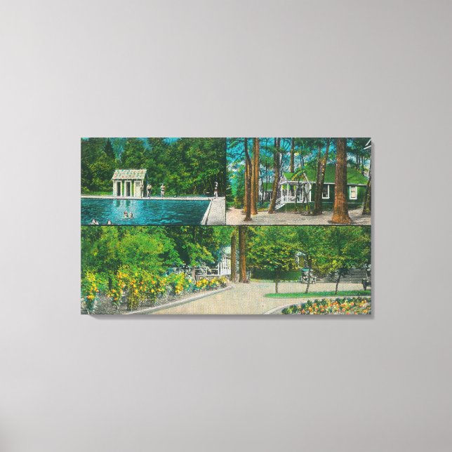 Impressão Em Tela Vista do Crag View ResortCastella, CA (Frente)