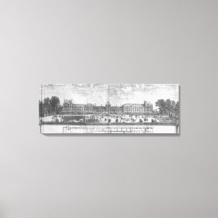 Impressão Em Tela Vista do DES Tuileries de Palais dos jardins