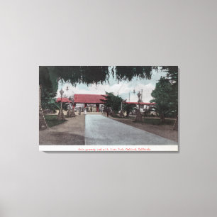 Impressão Em Tela Vista do gateway principal para Idora ParkOakland,