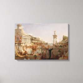 Impressão Em Tela Vista do Império Romano (Consumo do Império)