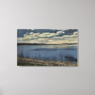 Impressão Em Tela Vista do lago Crowley