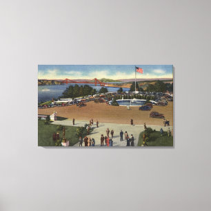 Impressão Em Tela Vista do Palácio da Legião de Honra