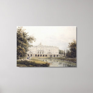 Impressão Em Tela Vista do palácio de Strelna perto de St Petersbur
