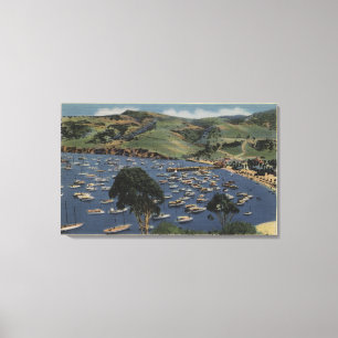 Impressão Em Tela Vista do porto do istmo