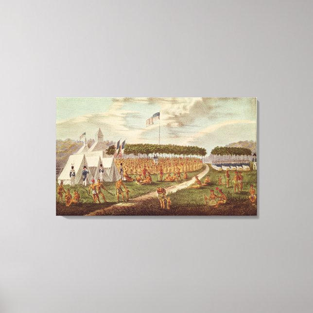 Impressão Em Tela Vista do Tratado de Excelente Realizado em Prairie (Frente)