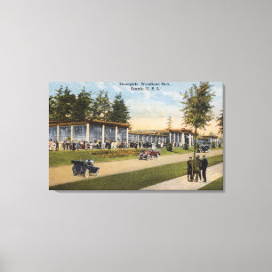 Impressão Em Tela Vista do Woodland Park Menagerie