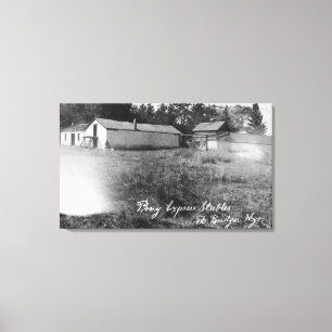 Impressão Em Tela Vista dos estábulos do Pony Express