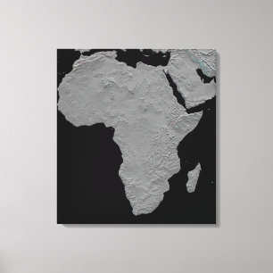 Impressão Em Tela Vista estereoscopicamente de America do Norte