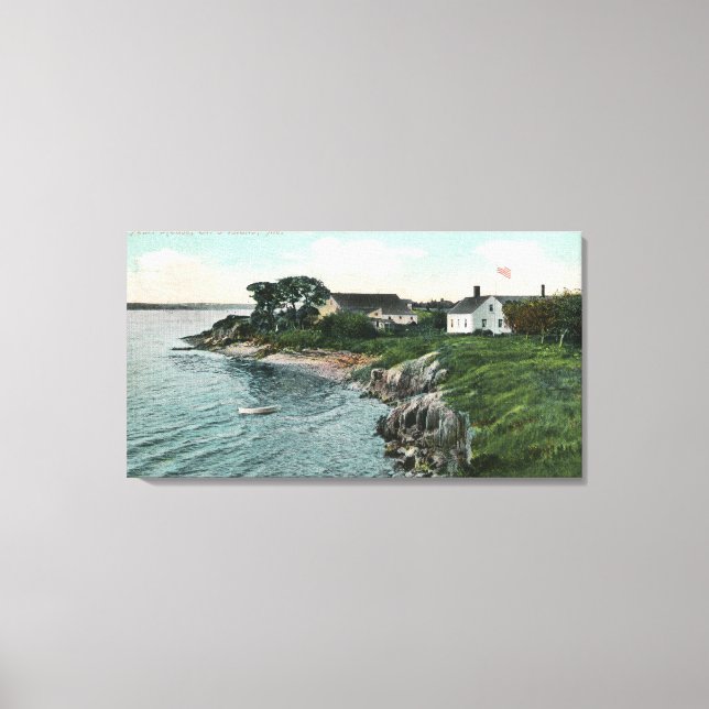 Impressão Em Tela Vista Exterior da Pearl House (Frente)