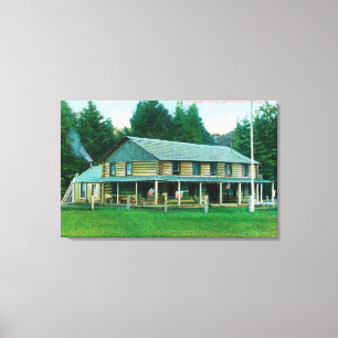 Impressão Em Tela Vista Exterior do Elk Creek Tavern