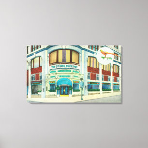 Impressão Em Tela Vista Exterior do Faisão do Ouro