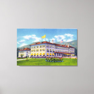 Impressão Em Tela Vista exterior do hotel de Fort William Henry
