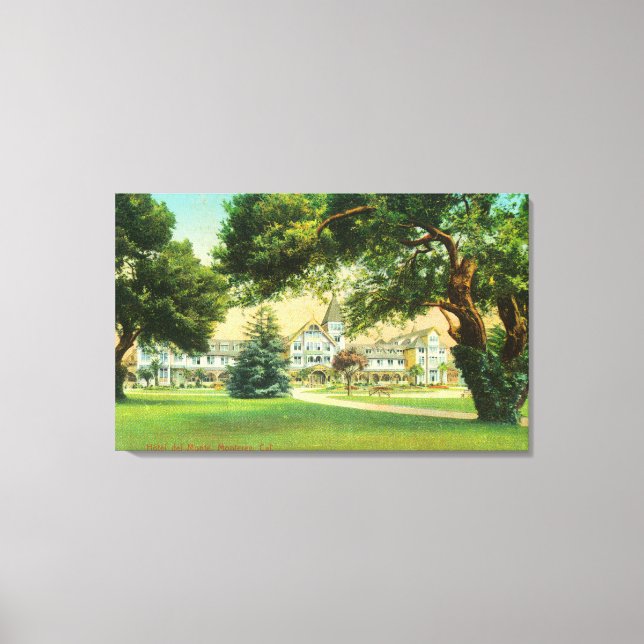Impressão Em Tela Vista exterior do Hotel del Monte (Frente)