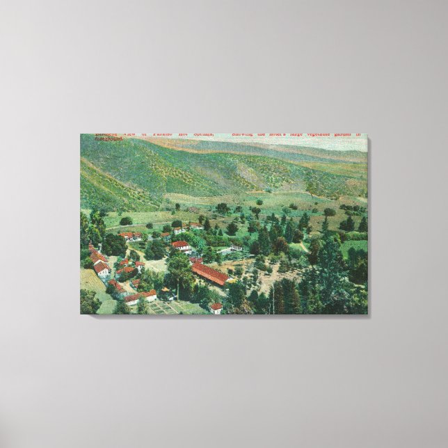 Impressão Em Tela Vista Exterior dos Primaveras e Jardins de Paraíso (Frente)