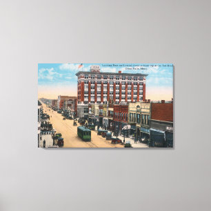 Impressão Em Tela Vista Oriental da Avenida CentralGrandes Cataratas