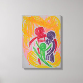 Impressão Em Tela Vitalidade e forte vínculo