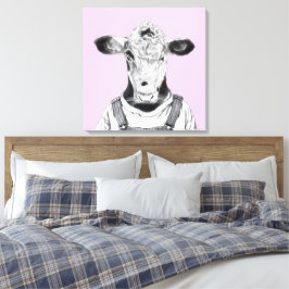 Impressão Em Tela Vitelo em Dungaree (Ume)