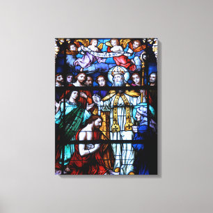Impressão Em Tela Vitral de St Augustine