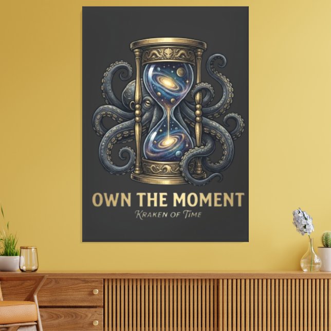 Impressão Em Tela Viva o Momento (Insitu(Sala de estar))