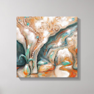 Impressão Em Tela Vivendo no futuro brilhante