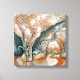 Impressão Em Tela Vivendo no futuro brilhante