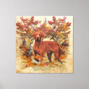 Impressão Em Tela Vizsla Travesseiro decorativo Glass Porta copos C