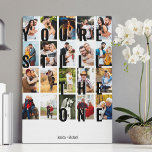 Impressão Em Tela Você ainda é a Colagem de Fotos de Uma Foto de 20<br><div class="desc">presente de canvas de fotos de aniversário de casamento para seu parceiro. O design apresenta um impressão sobredimensionado que diz "Você ainda é o Um", exibido como uma sobreposição em suas fotos. O modelo de foto é configurado para que você adicione 20 fotos favoritas, todas exibidas no formato vertical de...</div>