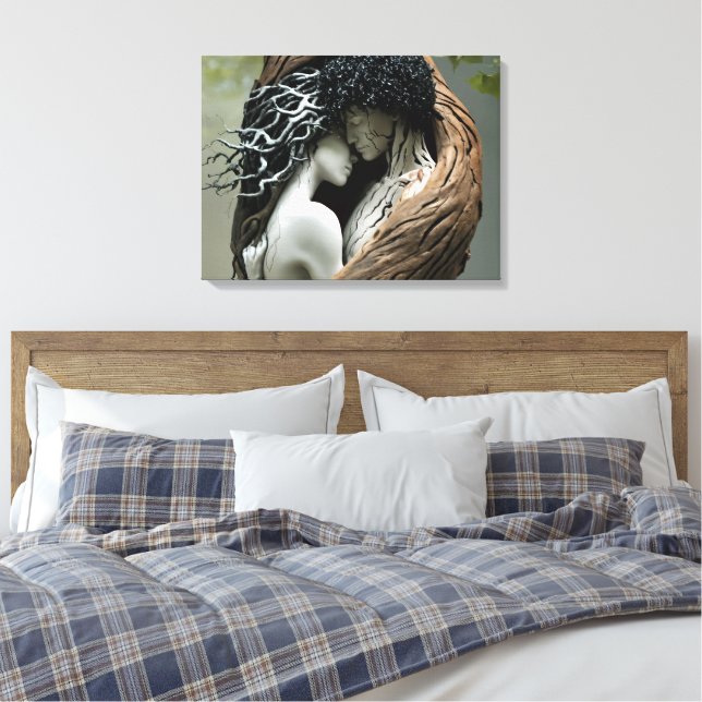 Impressão Em Tela Você e Eu Para Sempre (Insitu(Quarto))