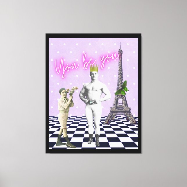 Impressão Em Tela Você É Você Capacitando A Pop Art (Frente)