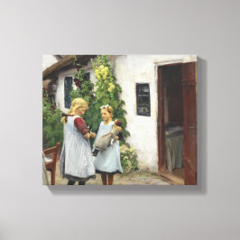 Impressão Em Tela Você Viu O Meu Gatinho? (por H.A. Brendekilde)