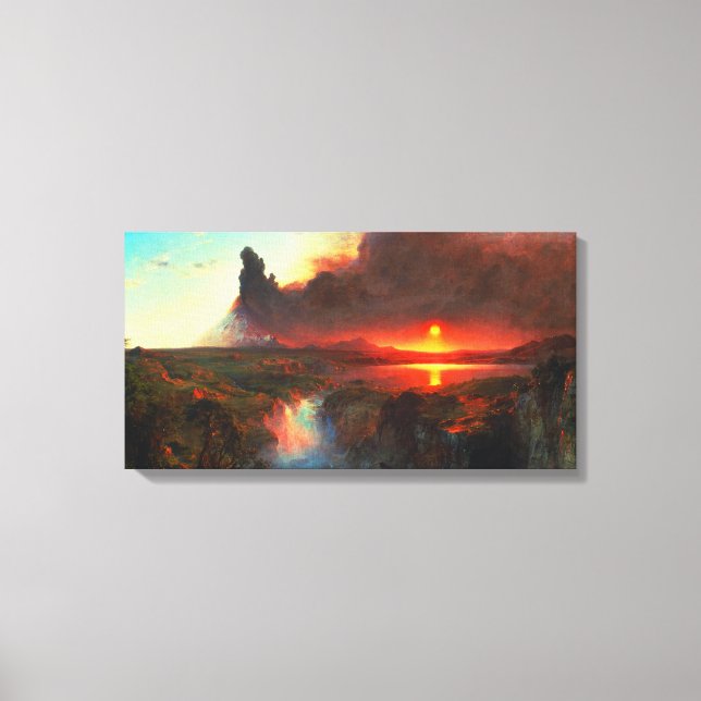 Impressão Em Tela Volcano Cotopaxi (Frente)