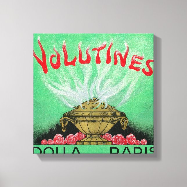 Impressão Em Tela Volutines Perfume LabelParis, França (Frente)